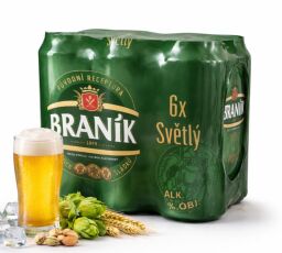 Braník Světlý PACK 6x500 ml